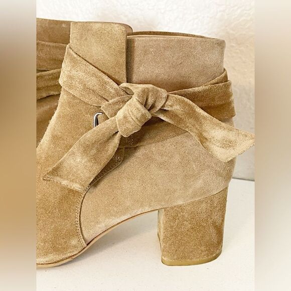 rag & bone Dalia Suede Camel Ankle Boots. 39/8.5 - Picture 6 of 10